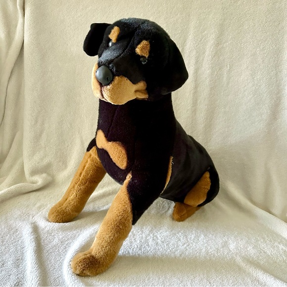 e&j Classic Other - E&J Classic Prima Collection Plush Sitting Rottweiler Dog 22” Large Realistic